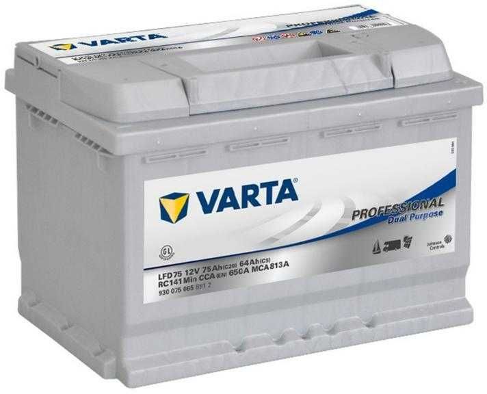 Vind Baterie Varta Professional Dual Purpose 75 Ah Folosit