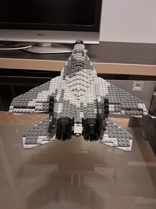 Model Mig 29 Fulcrum lego