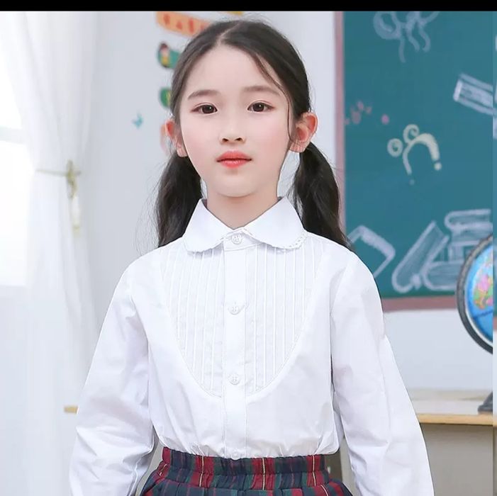 Продам 5 белых рубашек для первого класса