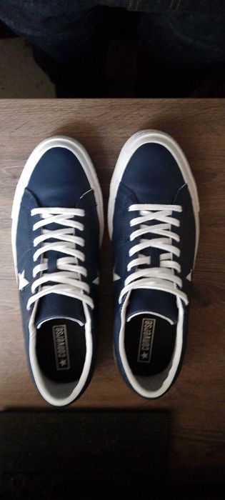 Converse One Star Perforated, Piele, Navy, Masura 43/28 cm, Ca noi