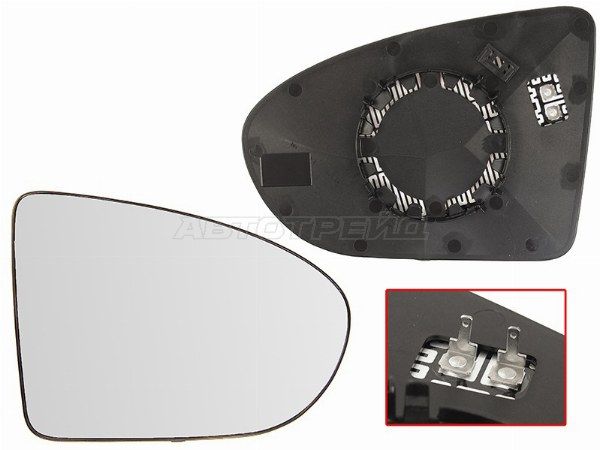 Полотно зеркала Nissan Qashqai