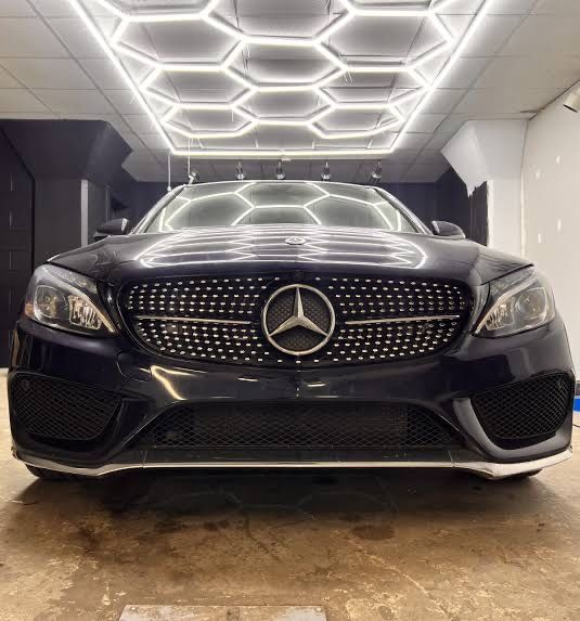 Предна Решетка Диамант Mercedes C W205 Мерцедес Ц В205 14-18г