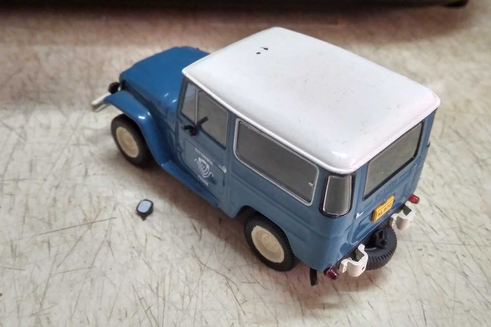 TOYTA LANDCRUISER, МАСШТАБ 1:43, модель Деагостини.