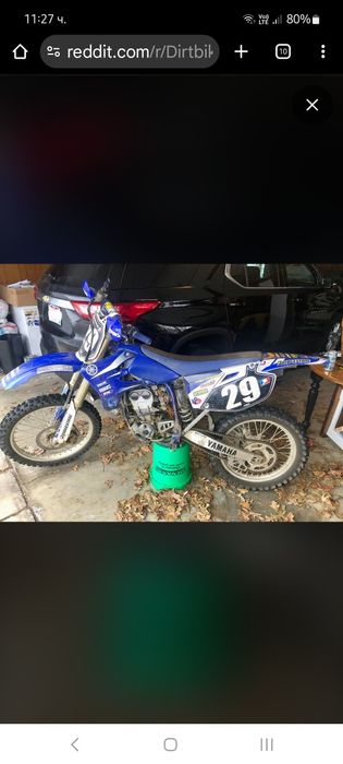 Yamaha YZ 250F на части