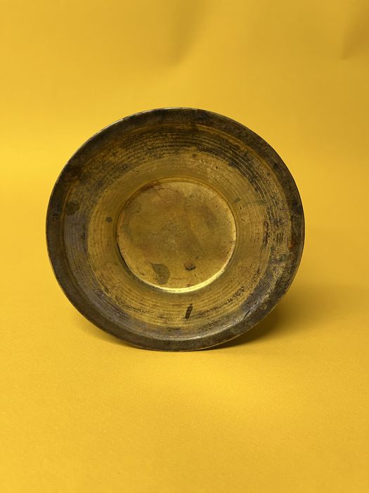 Стара,китайска ваза с цветен,емайлиран месинг