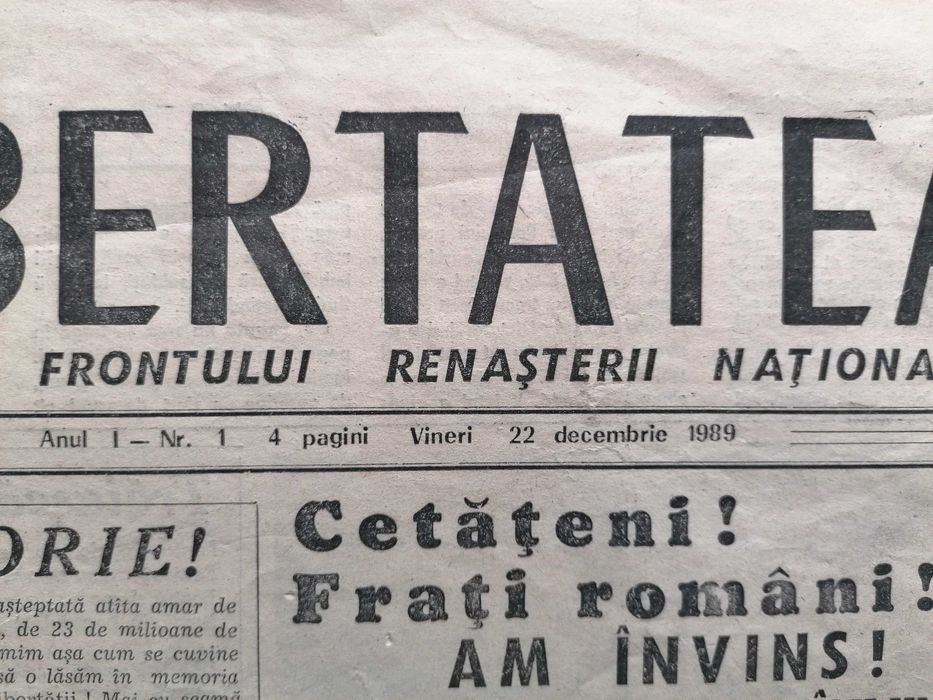 LIBERTATEA din 22 decembrie 1989