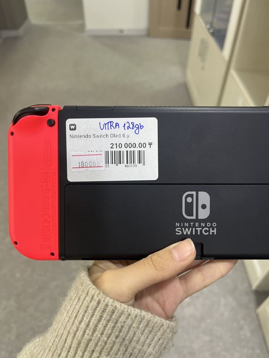 Прошитая Nintendo Switch OLED/ultra 128Gb