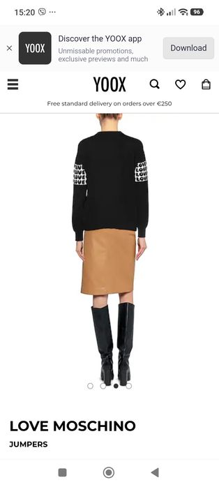 Оригинален пуловер Love Moschino