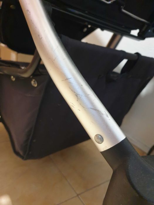 Детска количка Espiro NEXT Manhattan 2in1 сива + кошница и аксесоари