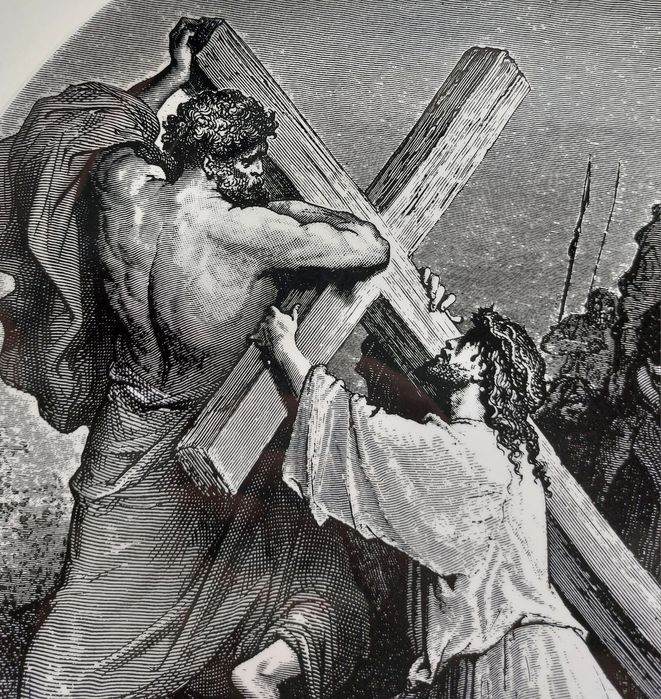 Platou porțelan tema religioasa