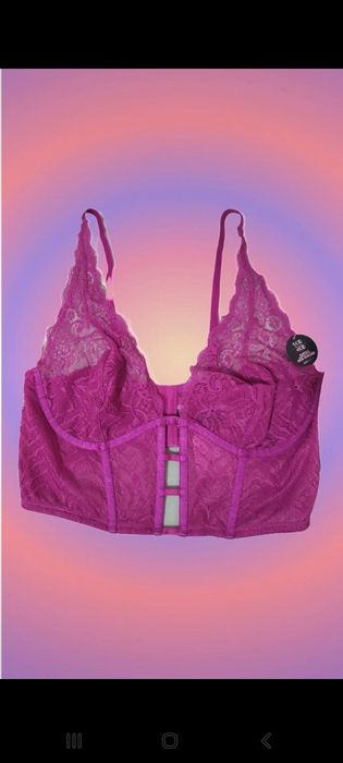 corset din dantela fucsia LC Waikiki