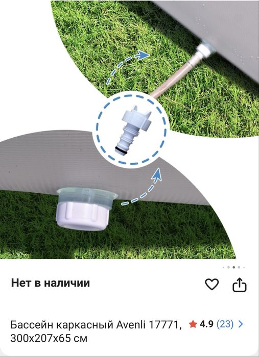 Бассейн каркасный