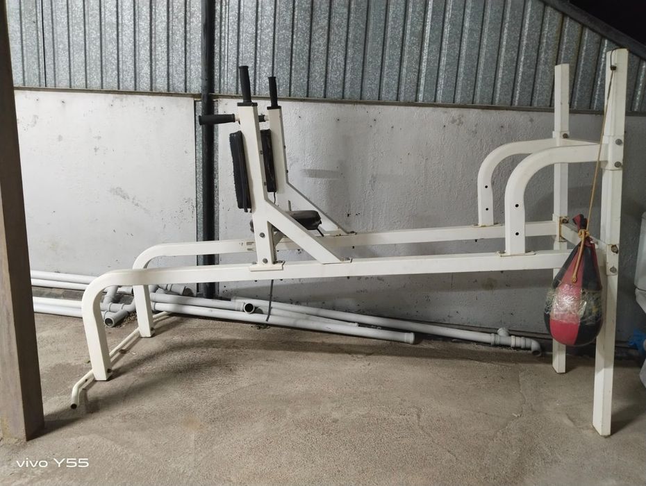 Турник и бруся напольный