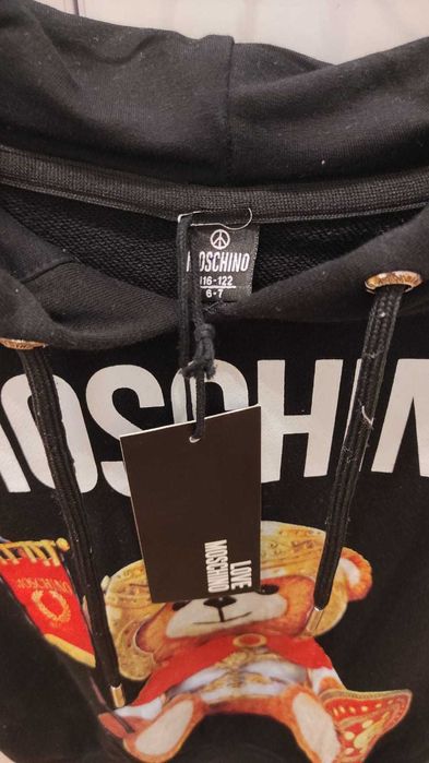 Hanorac  Moschino  Roman Teddy Bear Hoodie nou, cu eticheta, 116-122