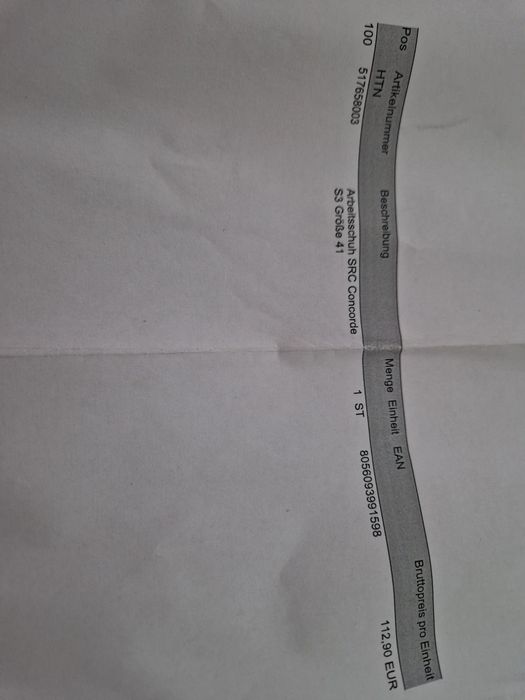 Чисто нови работни обувки FTG Concorde