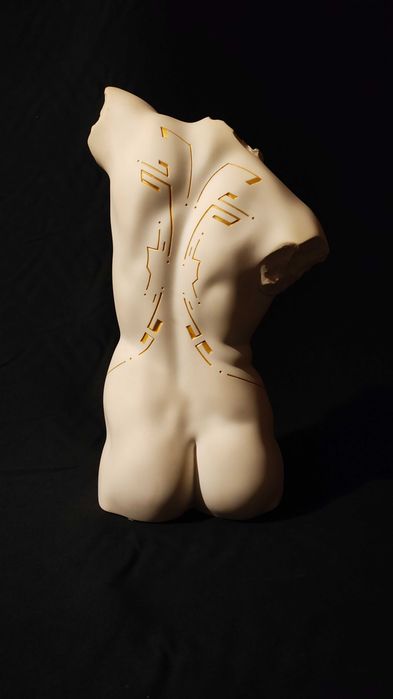 Tors „Greek Cyber Goddess”  Sculptură de Colecție cu Compartiment Secret