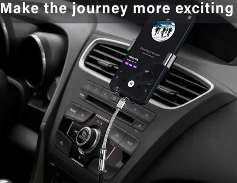 Новый запечатанный ЦАП AMP Hi-Fi 32 бит 384 кГц 60 мВт Type-C до 3,5мм