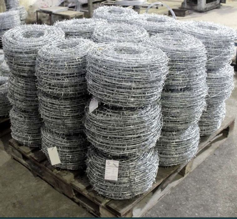 Колючая Проволока Оцинкованная и Чёрная