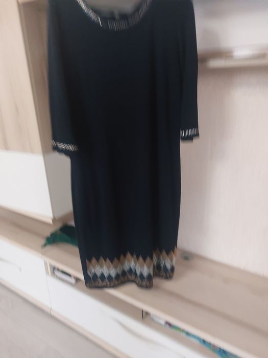 Платье синего цвета