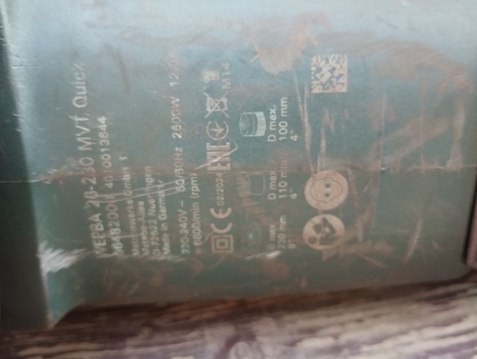 Polizor Unghiular Metabo WEPBA 26-250 MVT