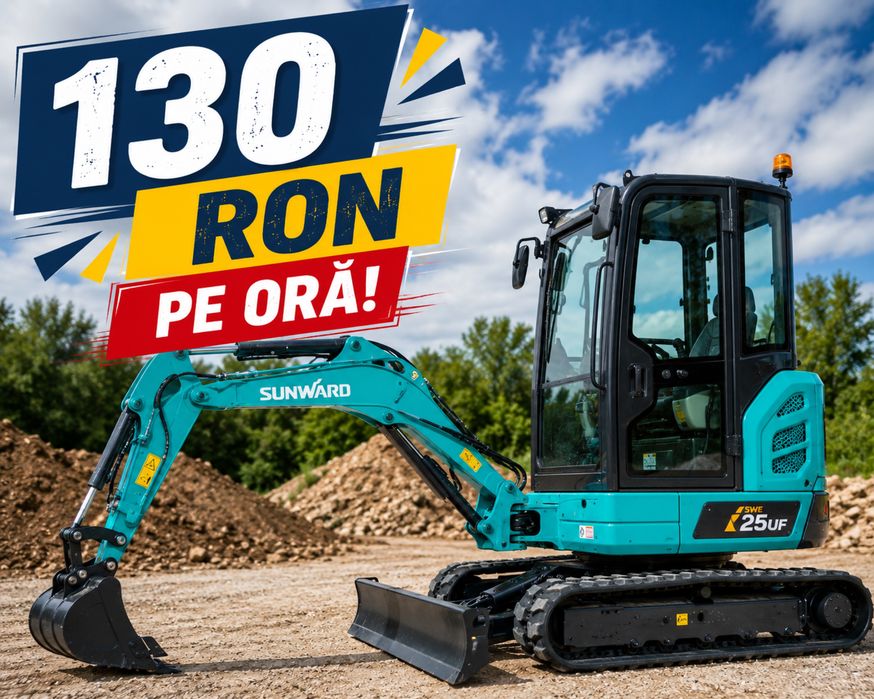 Nisip/balast/pietris/inchiriez miniexcavator/demolari/spart beton/picon/sapaturi/excavari/piscine/fose-bucuresti/ilfov/giurgiu/bragadiru/magurele