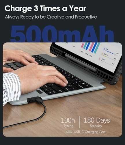 Нов Калъф клавиатура за таблет Galaxy Tab S9 FE Plus DeX S Pen holder