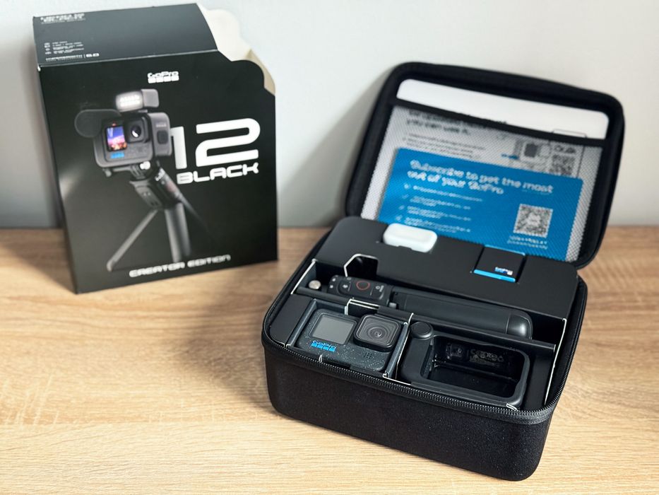 Pachet Bundle GoPro Hero 12 Black Creator Edition - impecabil / nou