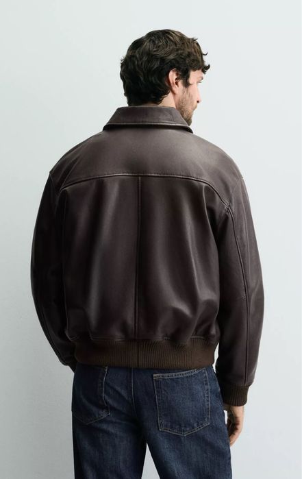 Geaca de piele Zara M