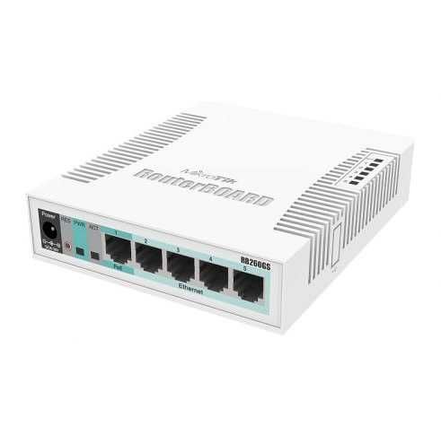 MikroTik CSS106-5G-1S  RouterBOARD 260GS, 5x1 Гбит/с, 1xSFP Свитч