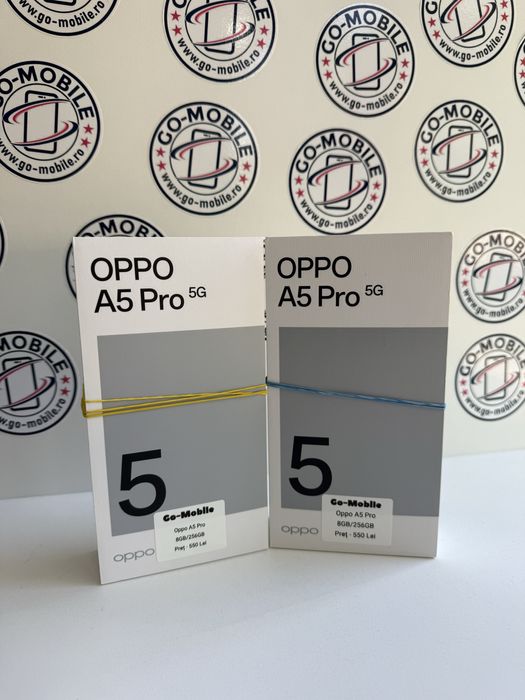Oppo A5 Pro 5G - 256GB - Black - Nou - Garantie