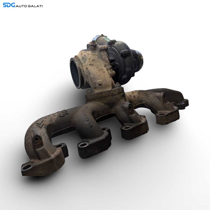 Turbo Turbina Turbosuflanta cu Galerie Evacuare Euro 5 Peugeot Boxer 2.2 HDI 2006 - 2017 Cod CU3Q-9430-AA [LR3578]