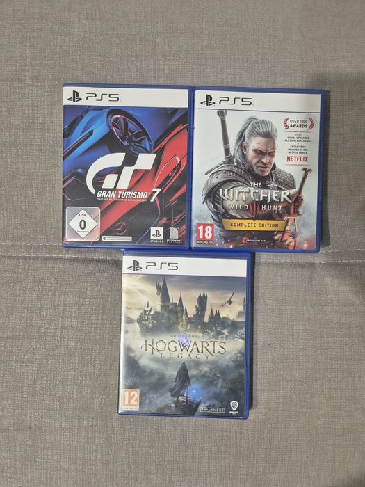 Gran turismo 7, Hogwarts legacy ps5