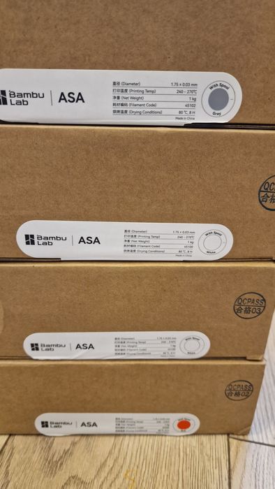 Filament Bambulab ASA + spool sigilate