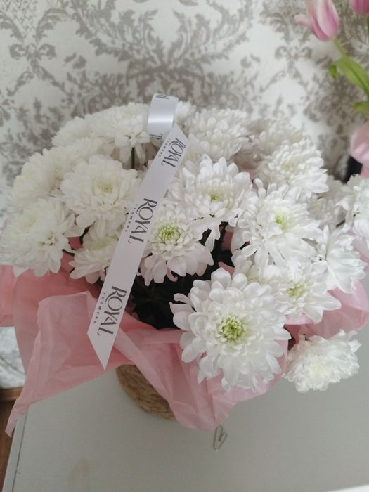 Продам цветы , белый шикарный букет