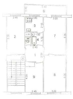 СРОЧНО, 4-комнатная, 3 этаж, 78 м², ТТЗ-1