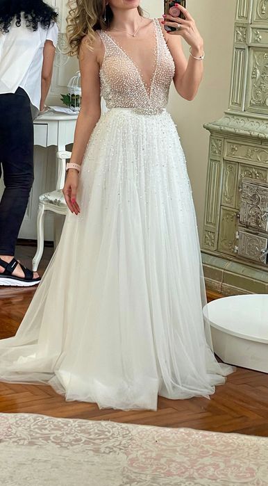 Rochie mireasa La Novia mărime XS-S 34-36
