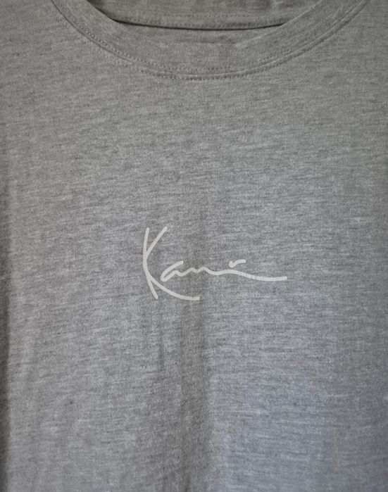 Tricou Karl Kani gri cu semnătura logo,mărimea S