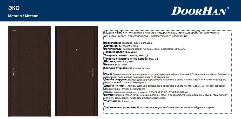 Двери Российского производства