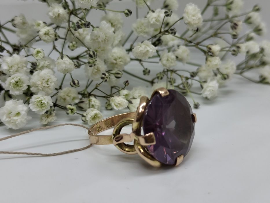 Кольцо золотое ЖанТаС ломбард Астана