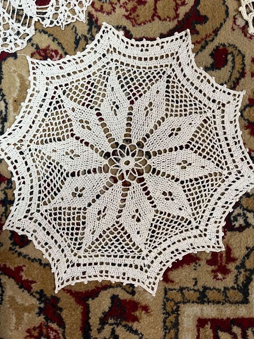 Салфетки ажурные хлопок