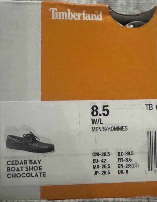 Новые туфли Timberland 42 размер