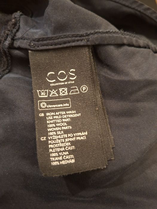 COS 100%Silk 100%Merino-Luxury Brand