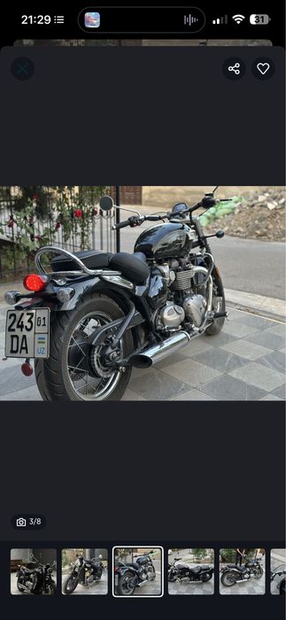 Triumph Bonneville Speedmaster 2021