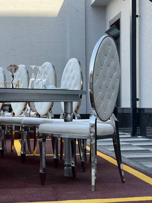 Kumush rang stulimiz sotiladi. Xolati alo. Barxit