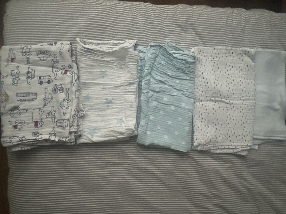 Муселинови завивки, много малко ползвани