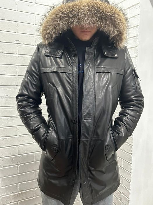 Дубленка кожанная