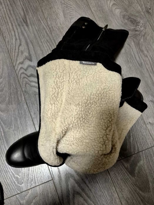 Дамски ботуши Tamaris, размер 38, естествена кожа