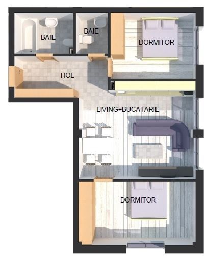 Apartament 3 camere | 2 bai | zona Tautului / Subcetate / Poligon