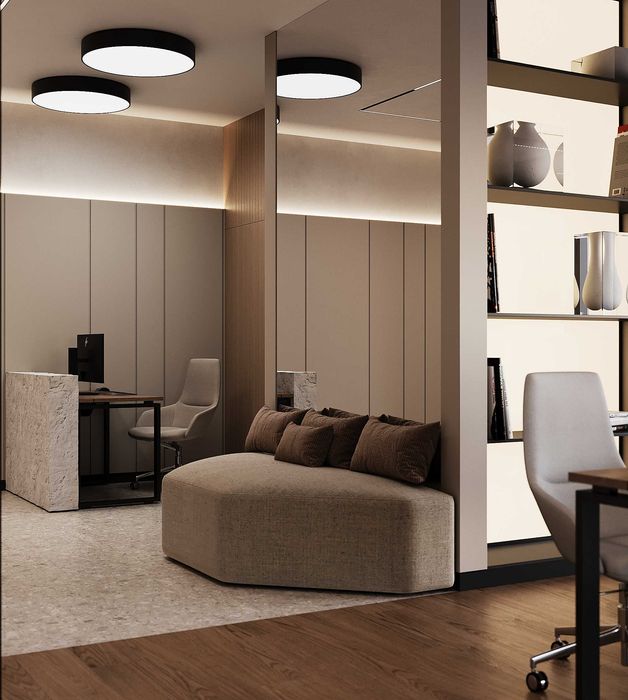 Панорамный офис 118 м² в Piramit Tower — 16 этаж, угловой (55)