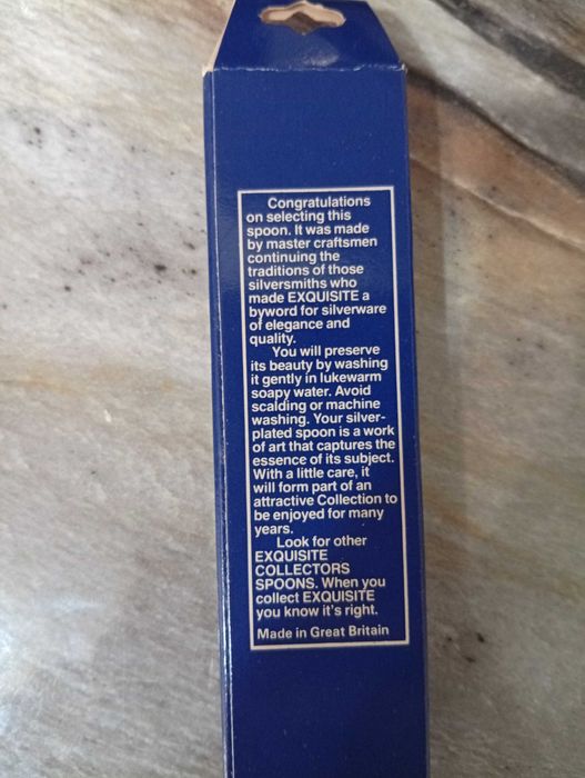 Колекционерска посребрена лъжица